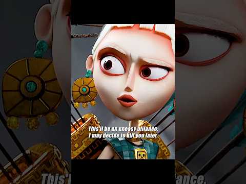 You're the True Skull Warrior from the prophecy! || Maya and the Three.#movie #shortvideo #film