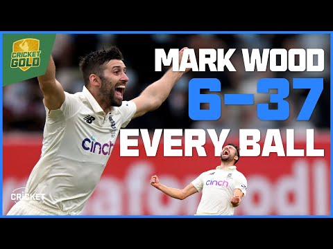 Bouncer barrage! Wood peppers Aussies with pink-ball blast
