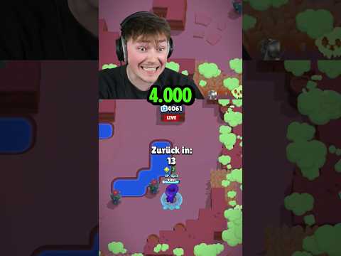 4000 Leute Schauen zu in Brawl Stars #brawlstars #brawlstarsedit #shorts #lustig