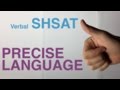 Understanding Precise Language in Communication