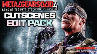 MGS4: Old Snake Cutscene Pack | CC • 60FPS • Slowed (Free To Use)