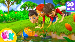 Den Söta Lilla Fisken 🐠 Sånger med Djur för Barn | HeyKids på Svenska