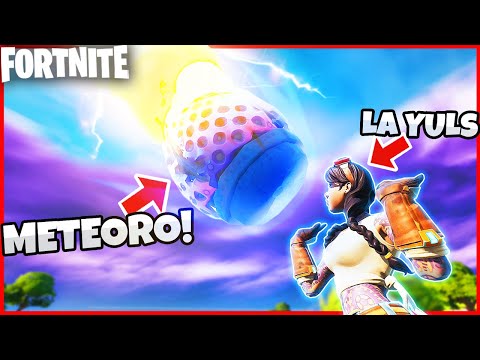 ESTO PASA cuando te cae un *METEORO* ENCIMA en FORTNITE 🤣🤣🔥 [Cazadores De Mitos]  | AzTeKWolF