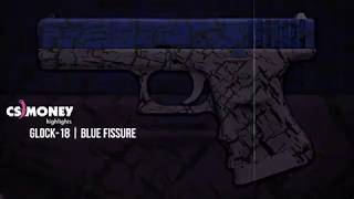 Glock-18 Blue Fissure Gameplay