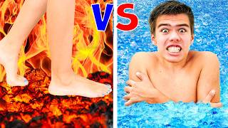 DESAFÍO CALIENTE vs FRÍO para Nastya y Artem !