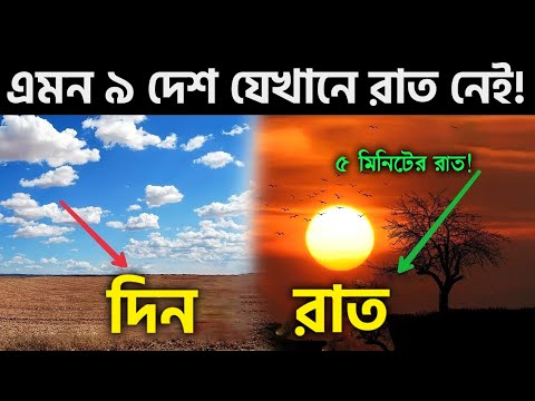 এখানে সূর্য ডুবে না! এমন ৯ দেশ যেখানে রাত নেই!!