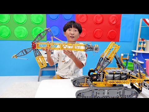 예준이의 레고 테크닉 블럭 중장비 자동차 장난감 조립놀이 Lego Technic Block Toy Assembly