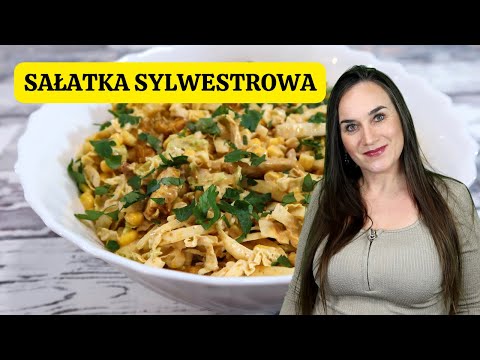 Sałatka Sylwestrowa! Prosty i Szybki Przepis na Przekąskę Imprezową!