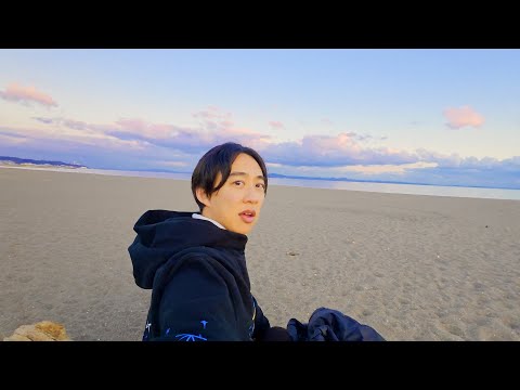 英語と大根と夕日と海