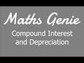 Compound Interest and Depreciation Concepts