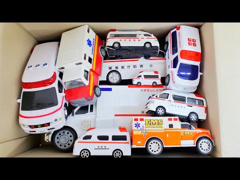 救急車のミニカー走る 緊急走行テスト 坂道走行 Ambulance Emergency Run