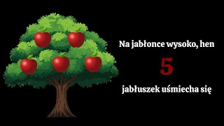 "5 jabłuszek"🍎🍎🍎🍎🍎 prosta animacja dla dzieci