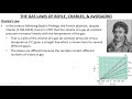 Exploring the Gas Laws: Boyle, Charles & Avogadro