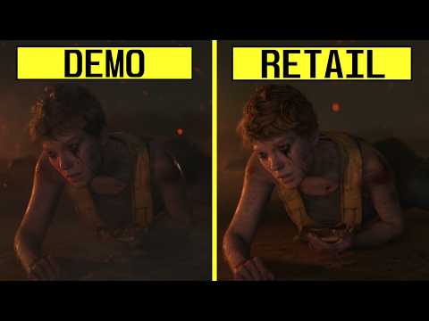 Death Stranding 2 TGA 2022 Demo Trailer vs Retail PS5 Pro 4K Graphics Compatrison