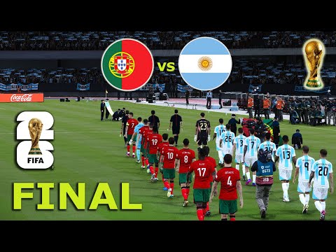 PORTUGAL vs ARGENTINA - FINAL  | FIFA World Cup 2026 USA | Full Match All Goals | PES Gameplay