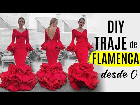 Cómo hacer un traje de flamenca desde cero | DIY Costura