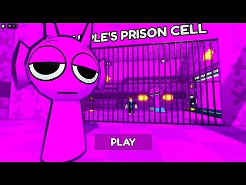 PURPLE SPLANKI'S PRISON RUN Obby New Update Roblox - All Bosses Battle FULL GAME #scaryobby #roblox