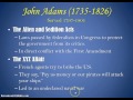 Exploring the First Five Presidents