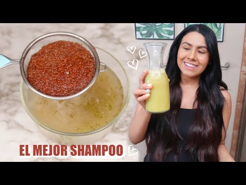 Shampoo Casero de Linaza y Sábila para Tener un Cabello Largo , Abundante ,sedoso y Brillante |