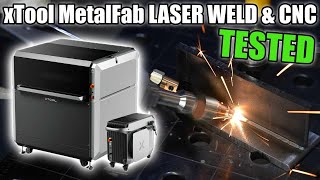 Laser Welding and CNC Cutting with the xTool MetalFab