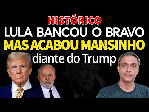 HISTÓRICO - LULA bate no Trump em público, mas o abraça nos bastidores. HAHAHA