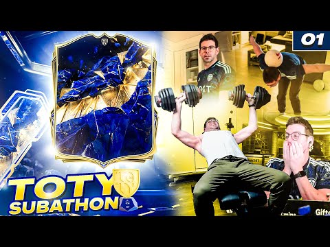 I Packed an INSANE TOTY Attacker!!! - Nick28T TOTY Subathon Day 1 (24 Hours Live )