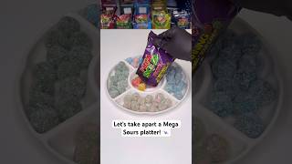 Let’s take apart a Mega Sours platter! 🍬 #platter #candy #candyshop #satisfying #sweets
