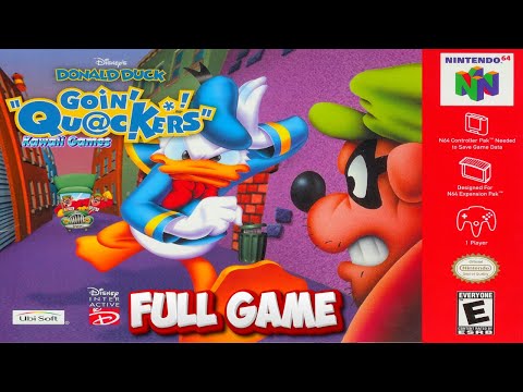 Donald Duck: Goin' Quackers [N64] Gameplay Walkthrough FULL GAME [4K60ᶠᵖˢ🔴]