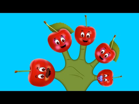 The Finger Family Cherry Family Nursery Rhyme | Cherry Finger Family Songs