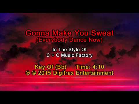 C + C Music Factory – Gonna Make You Sweat (Everybody Dance Now) (Backing Track)