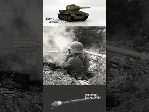 Smoking Soviet T-34 Tanks VS German Panzerfaust #worldwar2