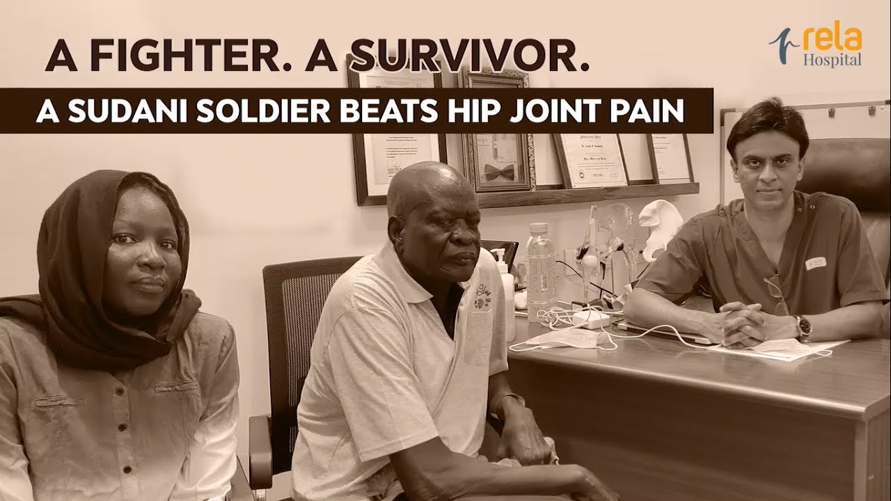 A Sudani soldier beats Hip Joint