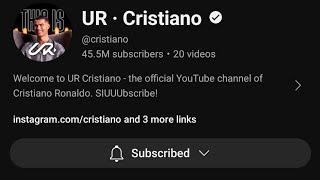 Ur Cristiano Ronaldo Official | Cr7 Channel | Cristiano Ronaldo official Channel 😱😯