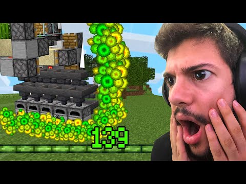 MİNECRAFT'ta OTO XP FARM YAPTIM!! (Sonsuz level) Bölüm 13