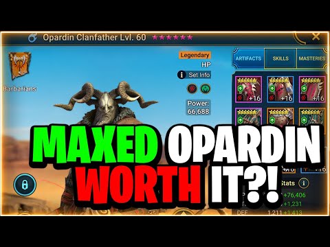 Can he NUKE? Full OPARDIN CLANFATHER Guide & Builds! | RAID Shadow Legends