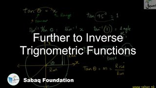 Further to Inverse Trignometric Functions