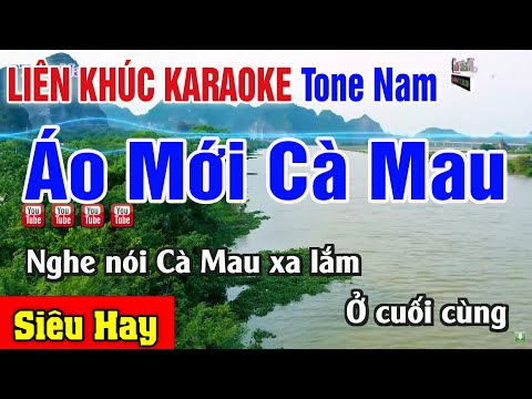 LK Áo Mới Cà Mau – Nối Lại Tình Xưa Karaoke Tone Nam Disco Hay Nhất – Nhạc Sống Thanh Ngân