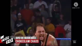 Rapid Fire Finishing Moves WWE Top 10