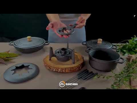 Fondue de Ferro Fundido 1,8 litros 18 cm diametro
