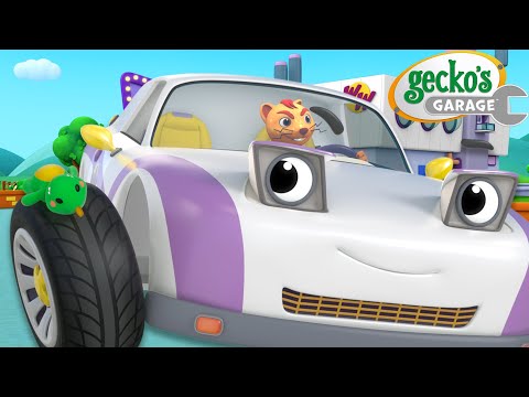 Weasel Steals Teddy | Go Gecko's Garage! | Gecko's Adventures | Kids Cartoons