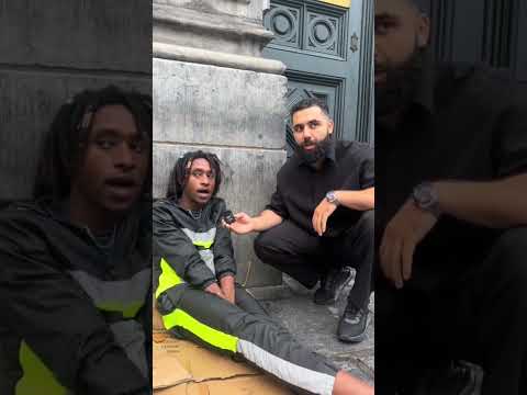 Abdellatif from #ethopie is homeless in Brussel but when he recite the Quran... Allahu Akbar☝🏽Part 2