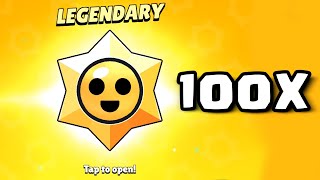 100 Starr Drops Opening Brawl Stars!