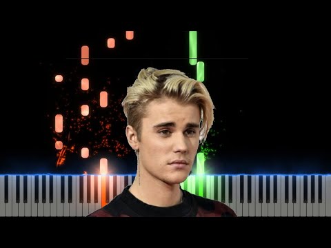 Lonely Justin Bieber Piano Cover Midi tutorial Sheet app  Karaoke