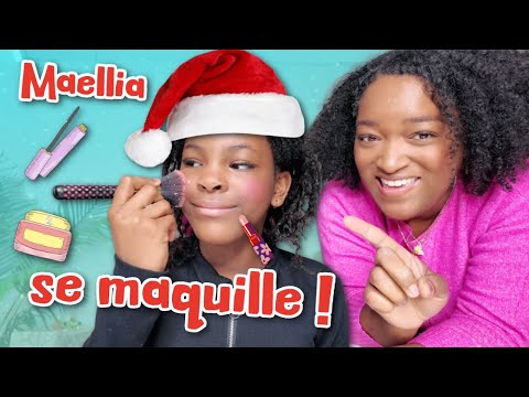 MAELLIA SE MAQUILLE pour le 1er VLOGMAS ! Vlog de Noël 2024