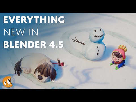 Everything New in Blender 4.5 LTS