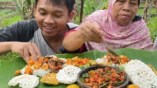 sambal cumi tahu mas pri masih makan sayur teman teman