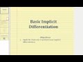 Implicit Differentiation and Chain Rule
