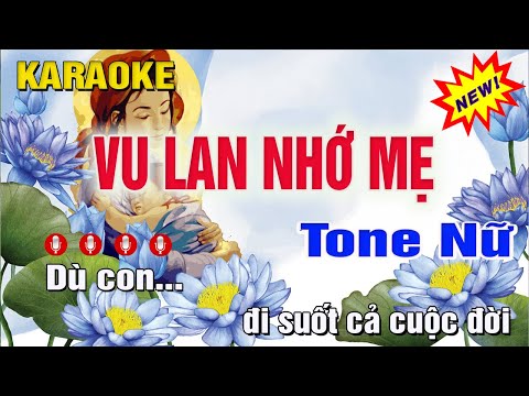 Vu Lan Nhớ Mẹ Karaoke Tone Nữ (Cm) Ca Khúc Hát Về Mẹ Vu Lan Báo Hiếu | Nhạc Sống Trung Hiếu
