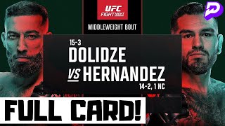 UFC Fight Night Dolidze vs Hernandez Predictions & Full Card Breakdown - UFC Vegas 109 Betting Tips