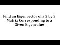 Eigenvalues and Eigenvectors Concepts